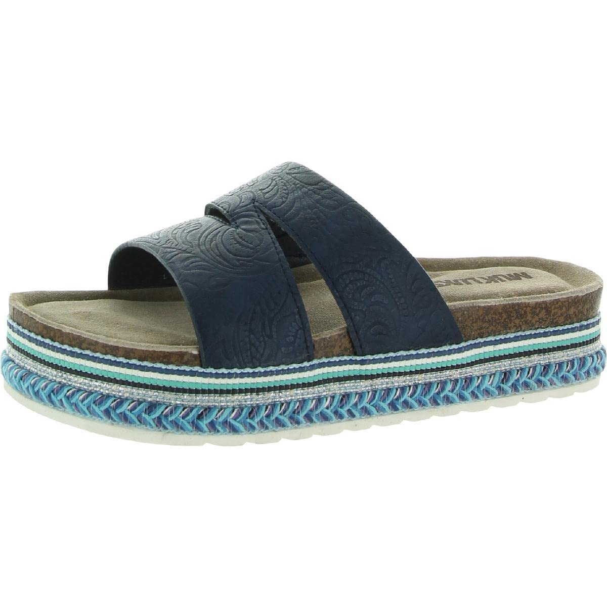 MUK LUKS Women's Beach Sandals - Comfortable Flip Flops for Summer, Pool, and Vacation - Perfect for Beach, Travel, and Outdoor Activities