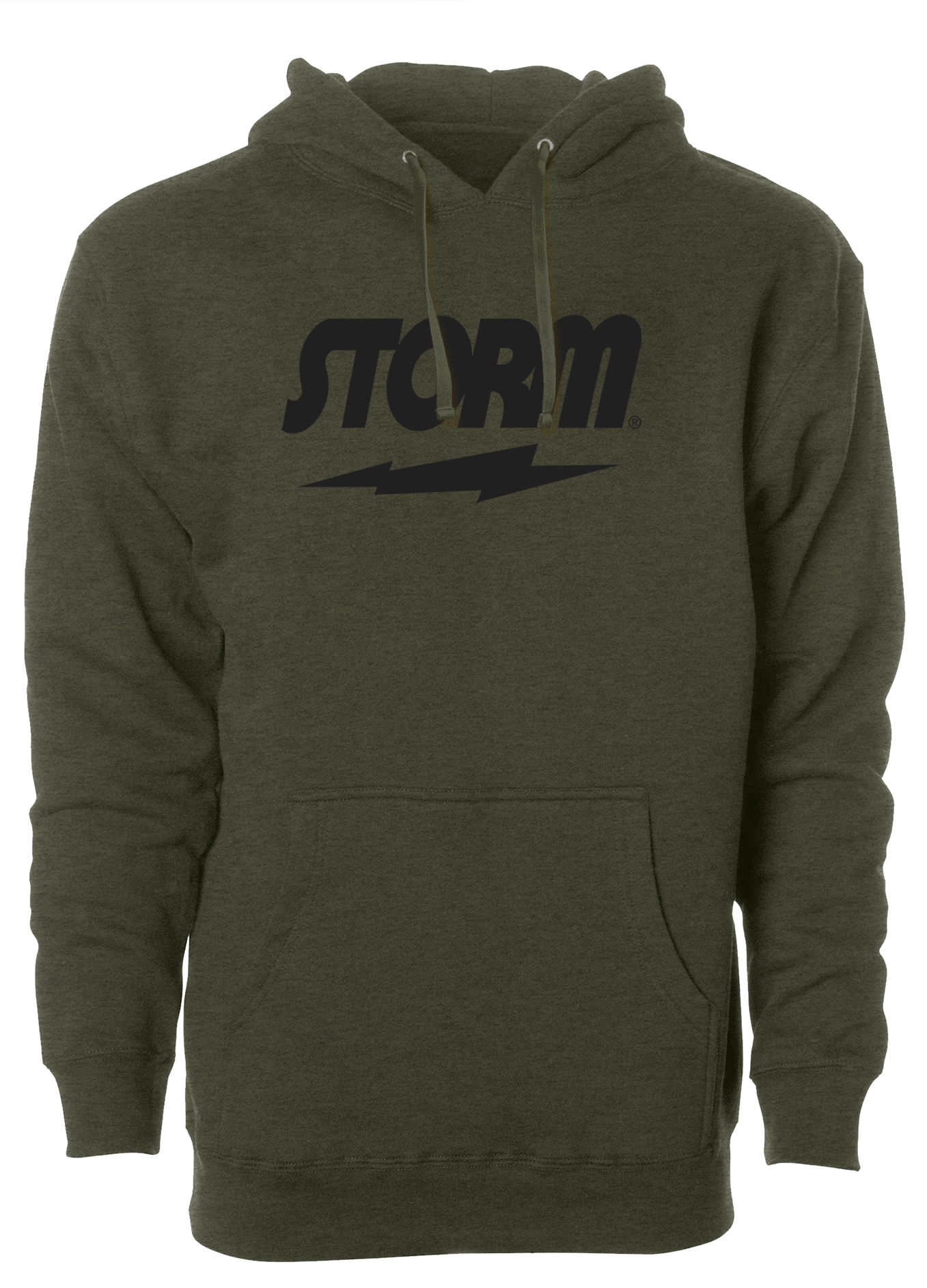 Storm Classic Hoodie for Men & Women - Soft Cotton Pullover with Kangaroo Pocket - Black Casual Hooded Sweatshirt for Outdoor Activities, Gym & Everyday Wear