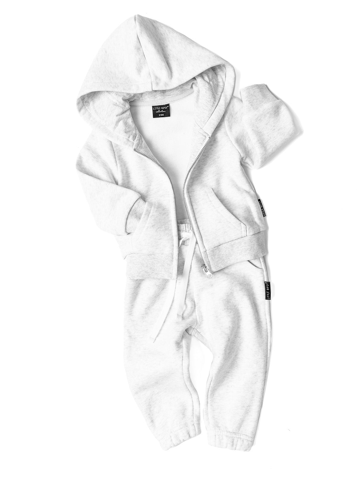 Classic Zip-Up Hoodie for Men & Women - Light Heather Grey Pullover for Casual Wear, Gym, and Outdoor Activities