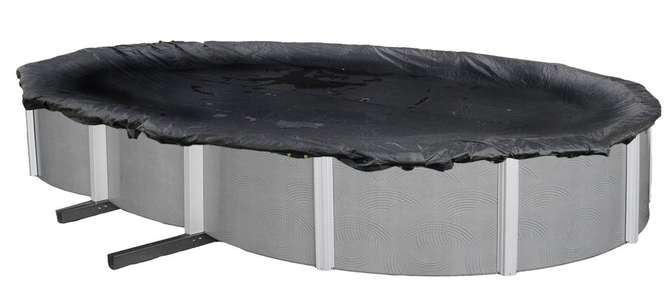 21' x 43' Oval Winter Above Ground Swimming Pool Cover - Heavy Duty Protection with 8 Year Warranty | Perfect for Cold Weather, Snow Load & Leaf Protection