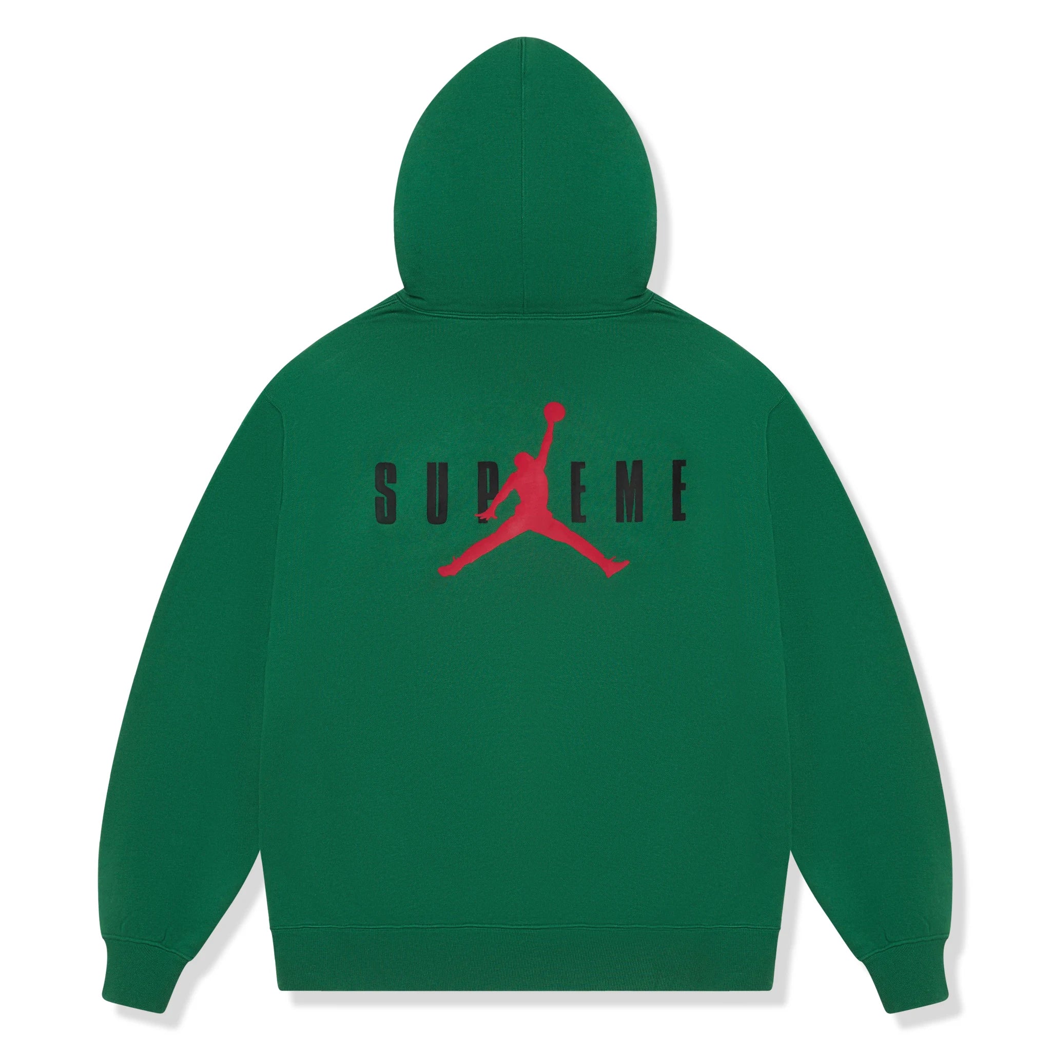 Supreme x Jordan Green Hoodie Men's Streetwear Fashion (FW24) - Perfect for Urban Street Style & Casual Wear