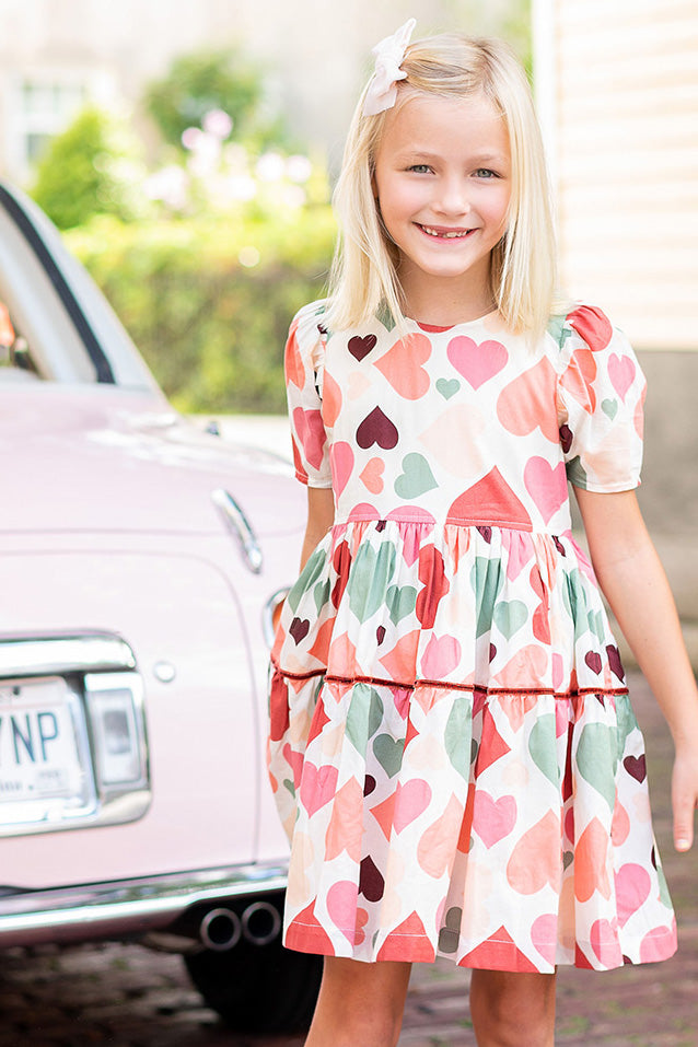 Girls Pink Chicken Julesy Dress - Cute & Comfortable Toddler Outfit for Parties, Playdates & Special Occasions