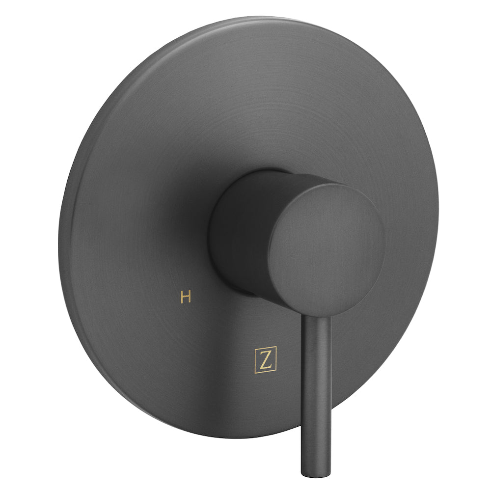 ZLINE El Dorado Rainfall Shower Faucet in Gun Metal - High Pressure Luxury Showerhead for Modern Bathrooms | Perfect for Spa-Like Relaxation & Master Suite Upgrades