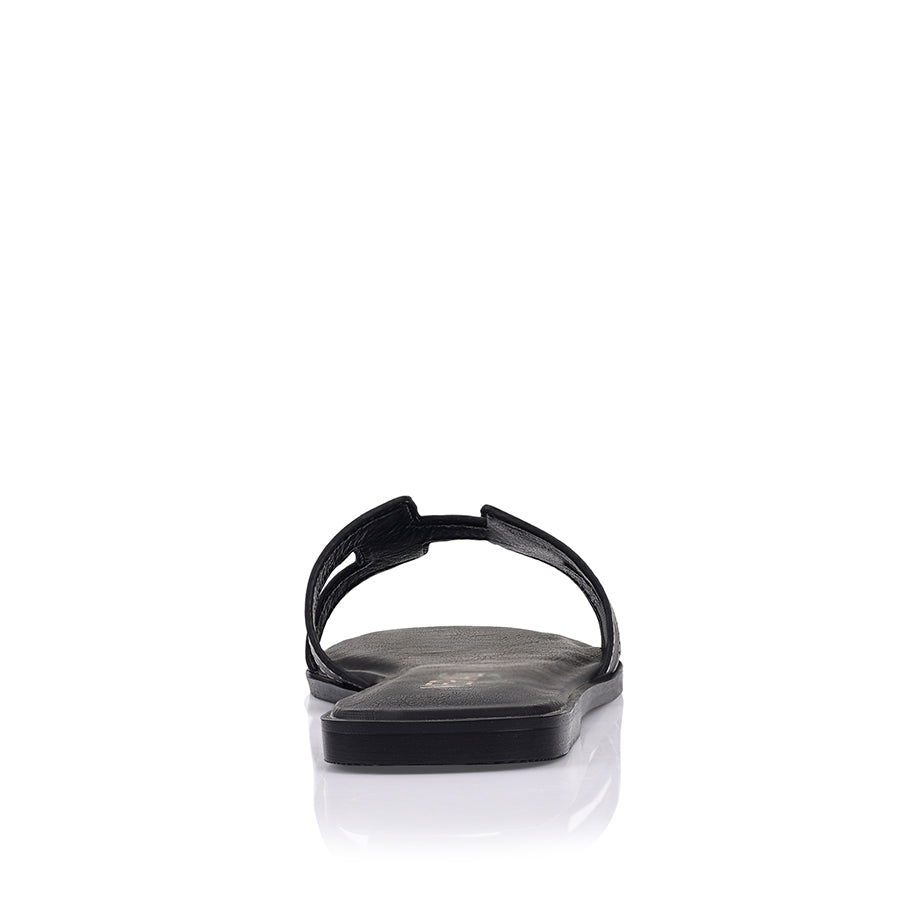 Sandra Casual Slides for Women - Comfortable Black Slide Sandals for Summer, Beach, and Poolside Wear