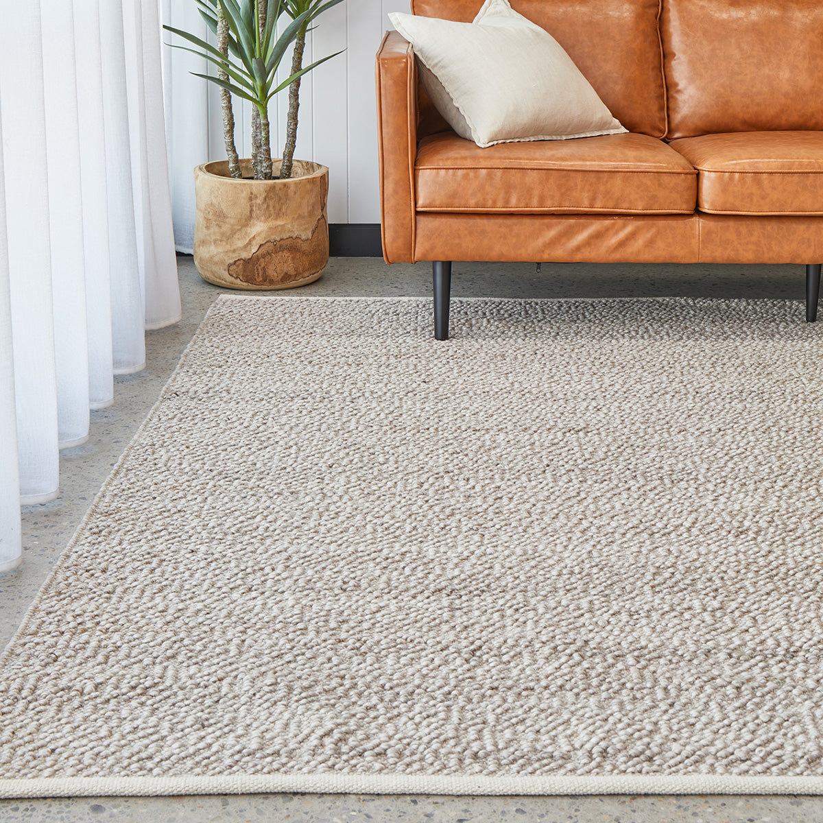 Luxury Boucle Textured Rug - Soft & Plush Shaggy Area Rug for Living Room, Bedroom, Nursery - Perfect for Cozy Home Decor & Stylish Interior Design