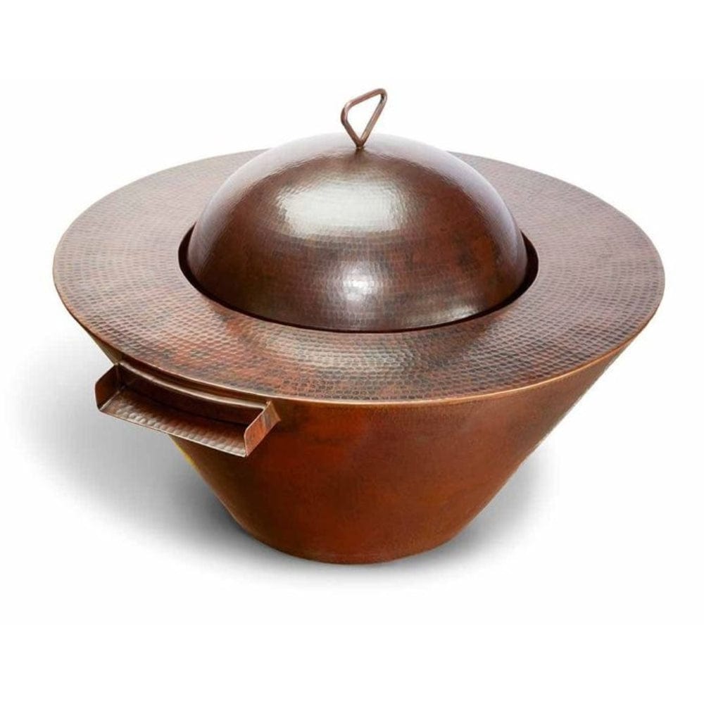 Premium HPC Copper Fire Bowl Cover - Durable & Weatherproof Outdoor Fire Pit Accessory for Patio, Garden, and Backyard Use