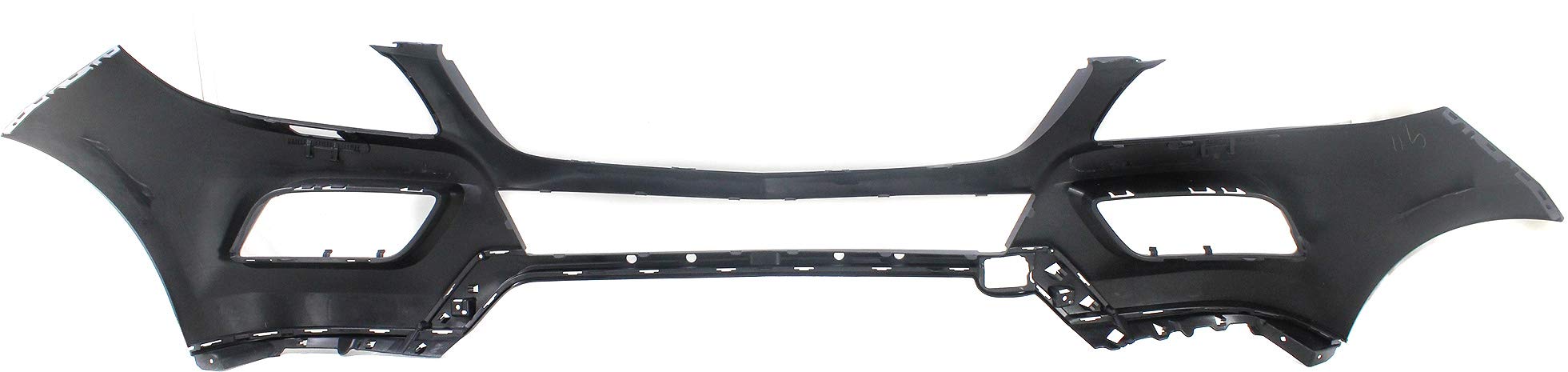 Evan-Fischer Primed Front Bumper Cover for 2012-2014 Mercedes Benz ML350 ML550 with Headlight Washer Holes | Replacement Auto Body Part for Off-Road Protection & Style Upgrade