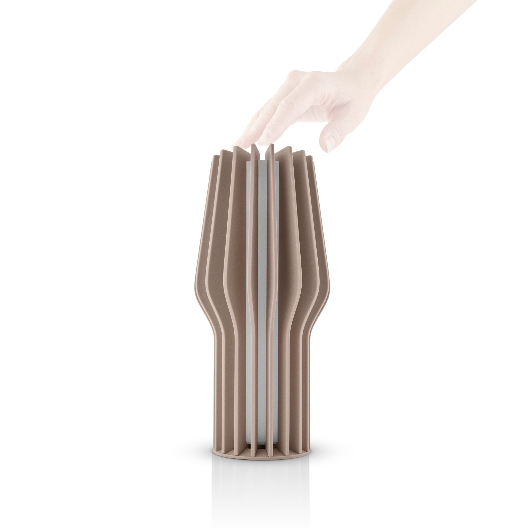 EVA SOLO Radiant Rechargeable Table Lamp - Beige LED Night Light for Bedroom, Living Room & Office | Dimmable, Portable & USB Charging