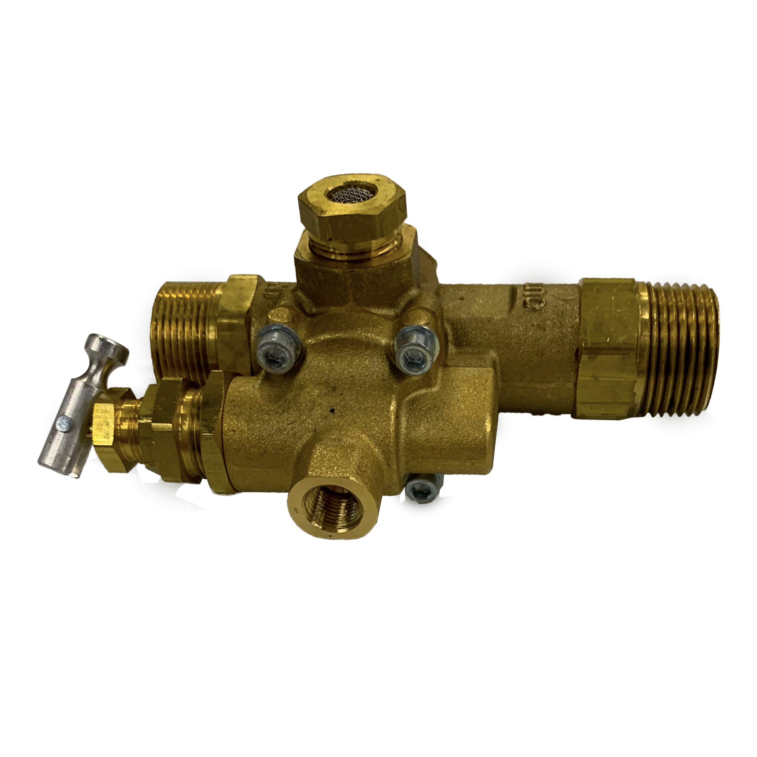 High Pressure Gas Air Compressor Unloader Check Valve Combo Kit - 145-175 PSI, 3/4