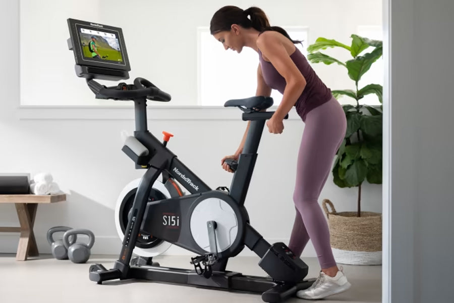 NordicTrack S15i Commercial Studio Cycle - Indoor Exercise Bike for Home Gym, Cardio Workout & Fitness Training - Perfect for Spin Classes & Weight Loss