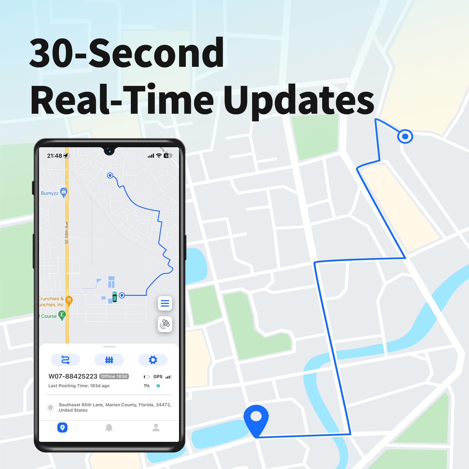 4G GPS Tracker for Vehicles - No Monthly Fee & Real-Time Tracking with SIM Card Included | Waterproof Car Tracker with GeoFence & Speeding Alerts | Perfect for Fleet Management, Teen Driver Safety, and Asset Tracking