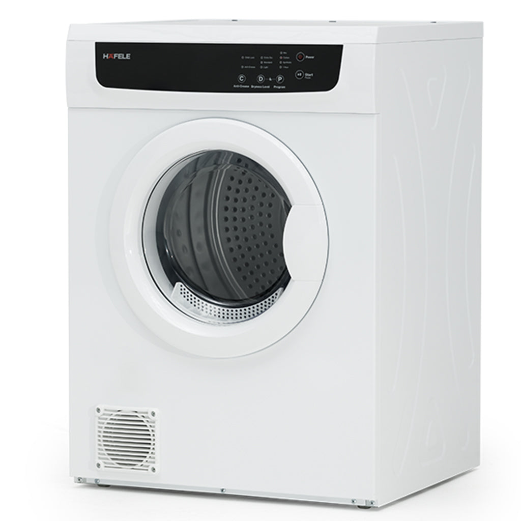 Hafele 7kg Vented Dryer - Compact Laundry Dryer for Small Spaces | Perfect for Apartments, Dorms & RVs | Fast Drying & Energy Efficient
