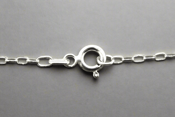 Oval Link Chain Sterling Silver Necklace - Elegant Jewelry for Women, Perfect for Everyday Wear & Special Occasions