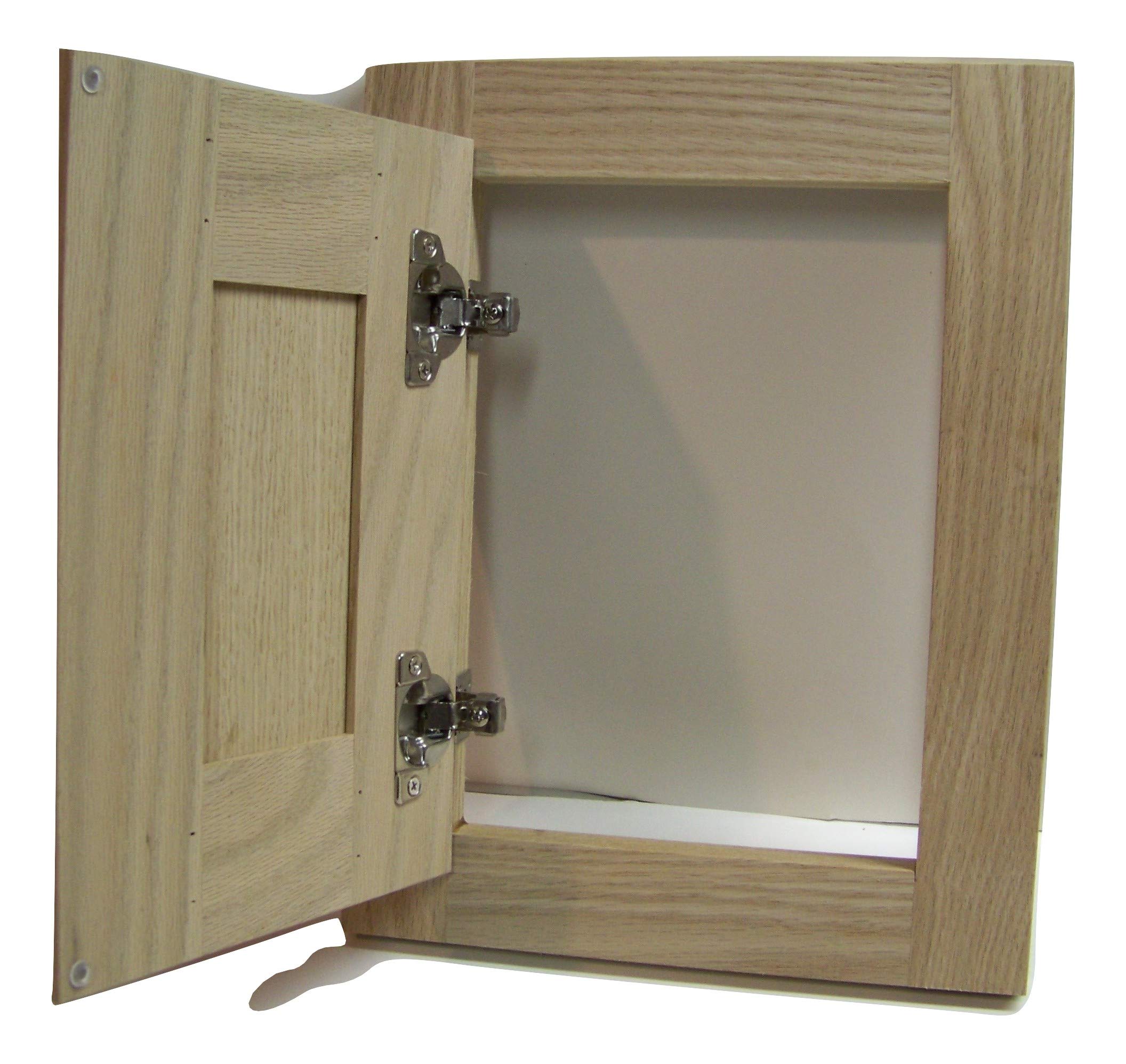 10x12 Laundry Chute Door Unfinished Oak - Fast Shipping & Durable Filters - Perfect for Home Laundry Rooms & Closet Organization