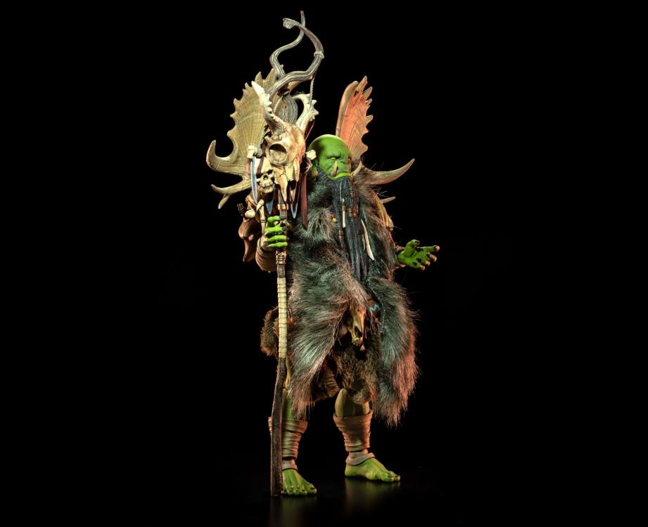 Four Horsemen Studio Mythic Legions 1/12 Scale 6-inch Poxxus Tharnog Action Figure - Fantasy Warrior Collectible for Display & Role-Playing Games (RPG)