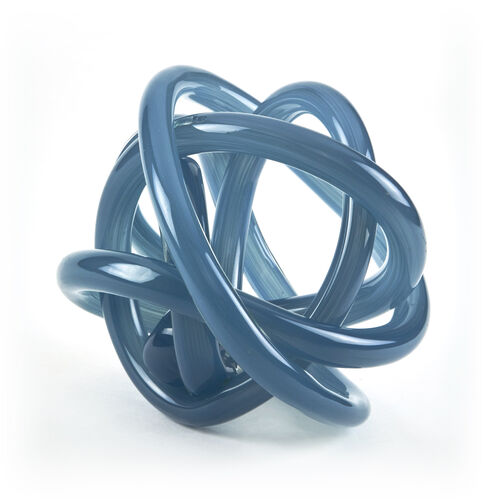 Handblown Glass Knot - Unique Decorative Art Piece for Home, Wedding, and Gift Giving | Perfect for Table Centerpieces, Shelf Displays & Special Occasions