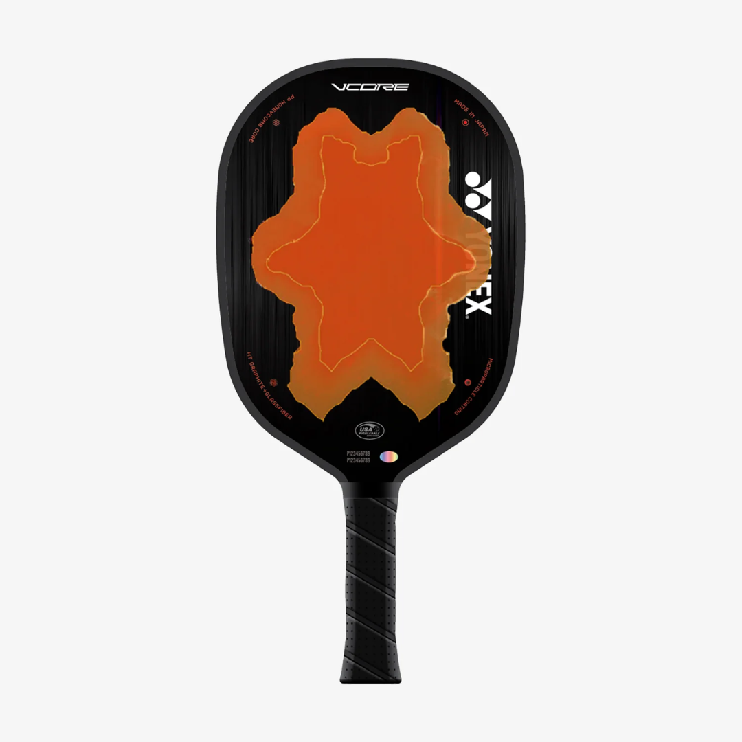 Yonex VCORE Midweight V2 Pickleball Paddle - Carbon Fiber Face with Shock Absorbing Grip | Perfect for Competitive Play & Recreational Pickleball Games [Black]