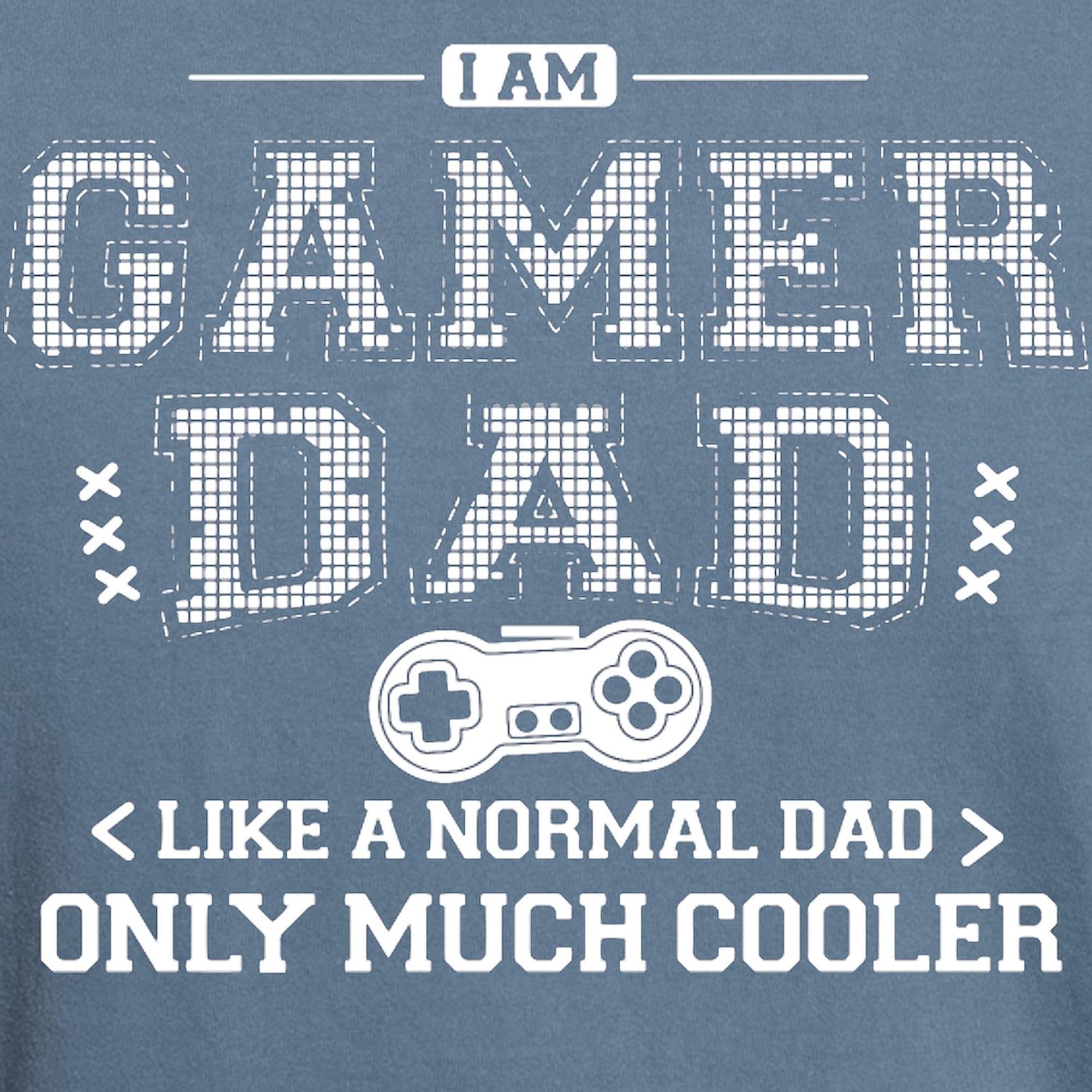 Gamer Dad T-Shirt for Men - Comfort Colors Soft Cotton Tee - Perfect for Gaming, Father's Day & Casual Wear