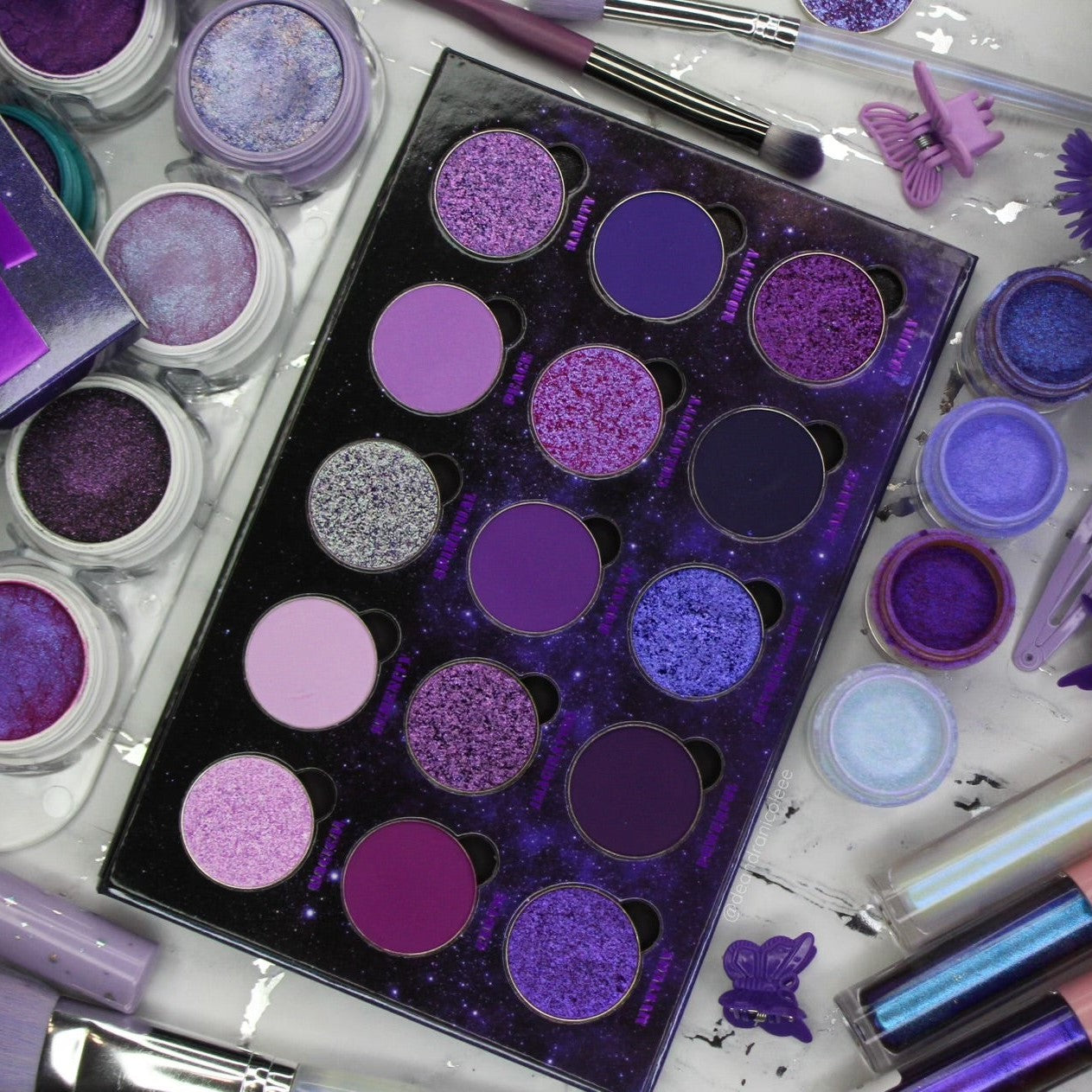 Best Ultra Violet Eyeshadow Palette - Long Lasting, Highly Pigmented Makeup for Party & Night Out | Perfect for Halloween, Cosplay & Special Occasions