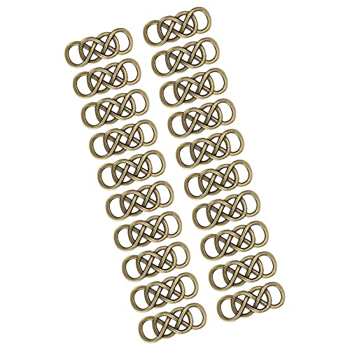 20PCS Alloy DIY Jewelry Findings - Craft Supplies for Necklace, Bracelet Making - Perfect for Party Favors, Gift Wrapping & DIY Jewelry Projects