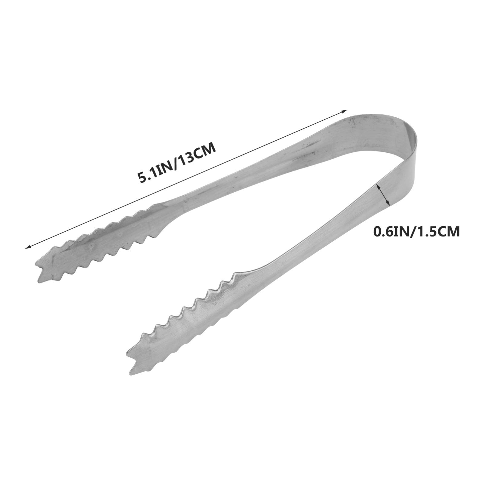 5Pcs 430 Stainless Steel Kitchen Tongs for Cooking & Serving
