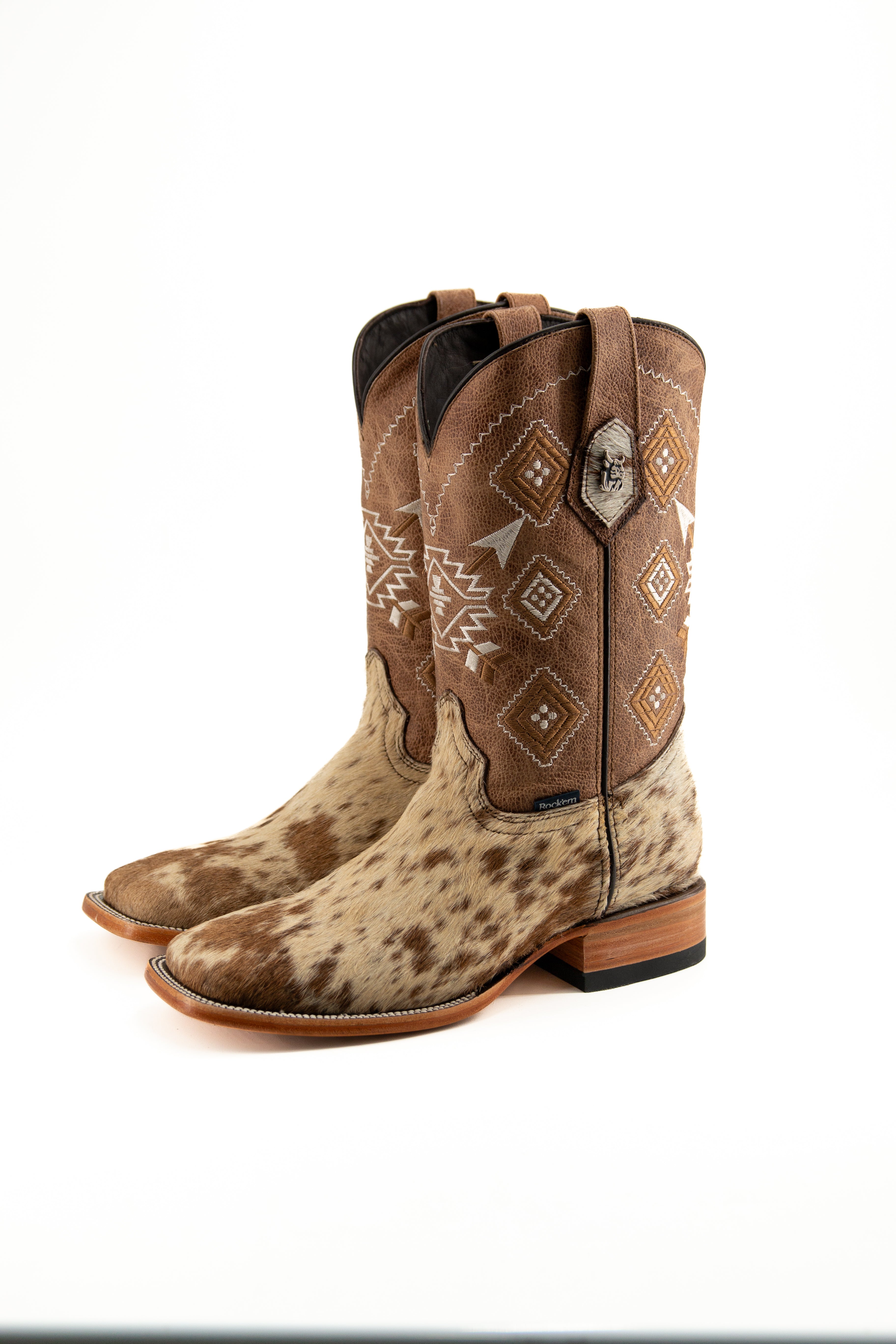Men's Size 7 Genuine Cowhide Leather Boots - Durable & Comfortable Western Boots for Riding, Work & Casual Wear