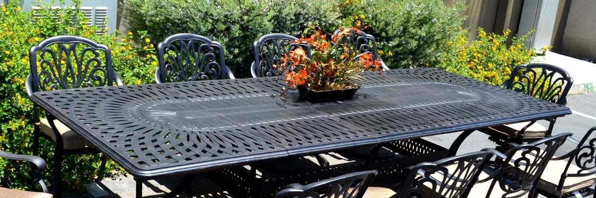 Elisabeth 11-Piece Outdoor Patio Dining Set with Extendable 48” x 132” Cast Aluminum Table - Perfect for Backyard BBQs, Poolside Gatherings & Garden Entertaining