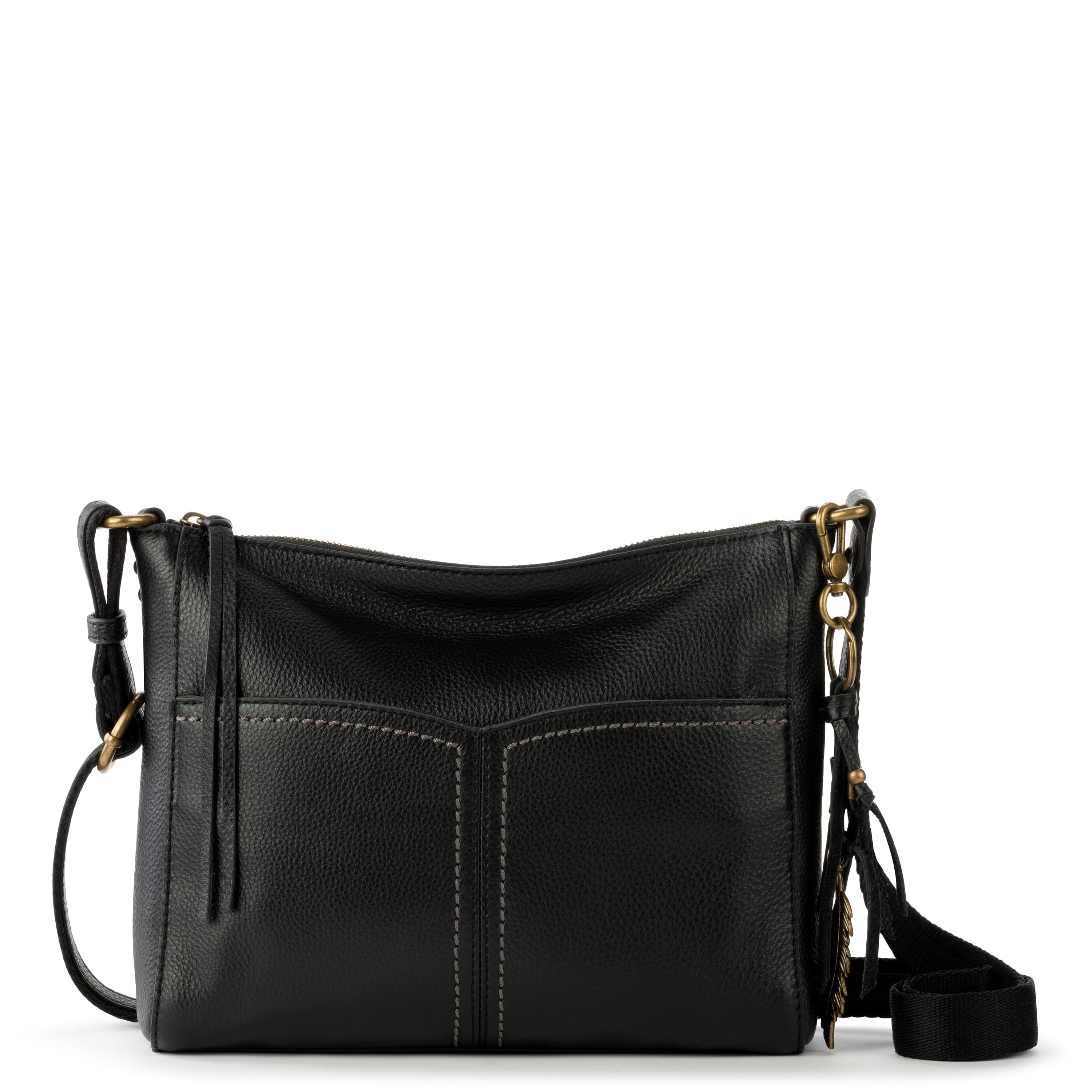 Premium Alameda Crossbody Bag - Genuine Leather Handbag for Women - Stylish Black Shoulder Purse - Perfect for Work, Travel & Everyday Use