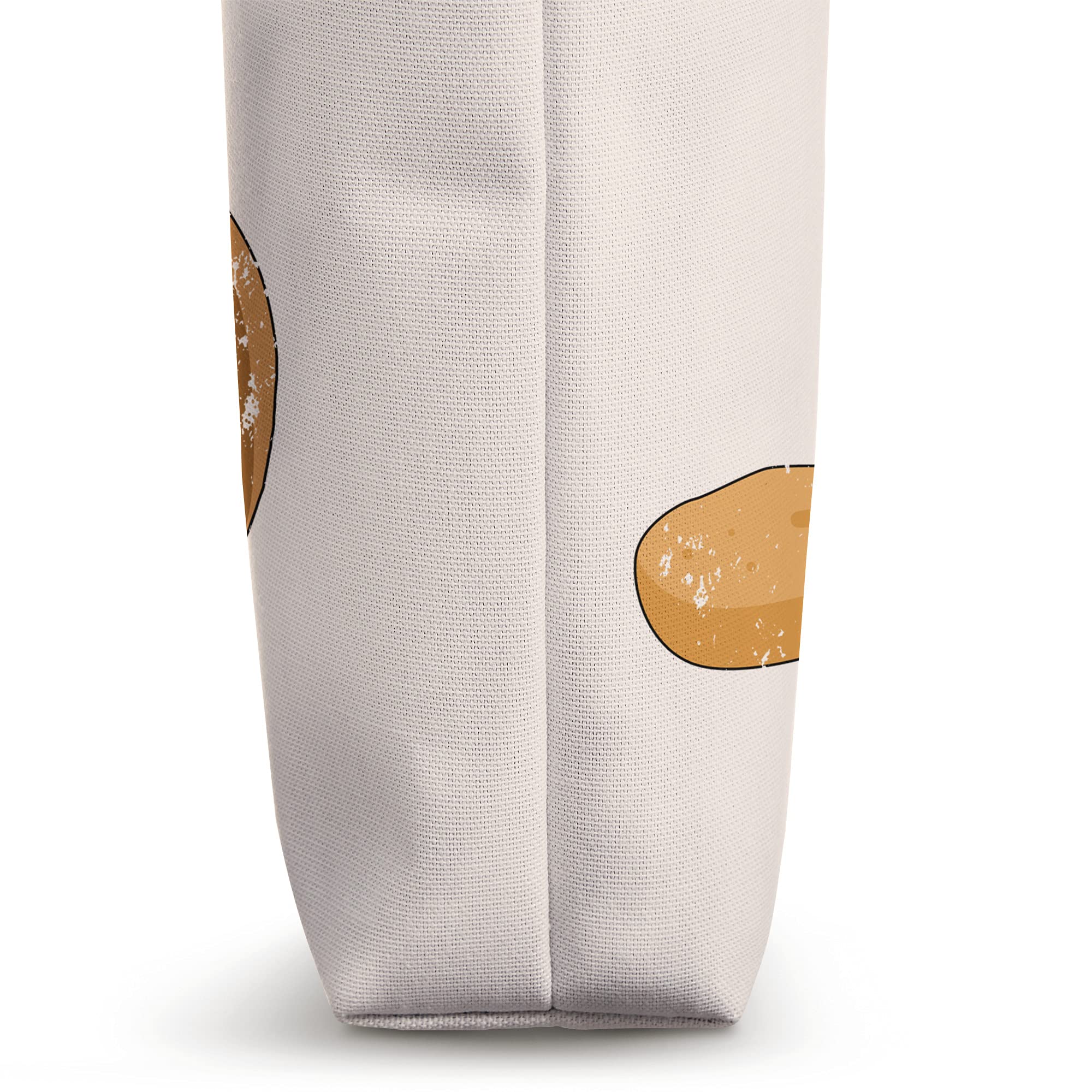 Funny Lord of the Rings Potatoes Quote Tote Bag - Boil Em Mash Em Stick Em in a Stew - Novelty Grocery Shopping Bag for Fans & Book Lovers