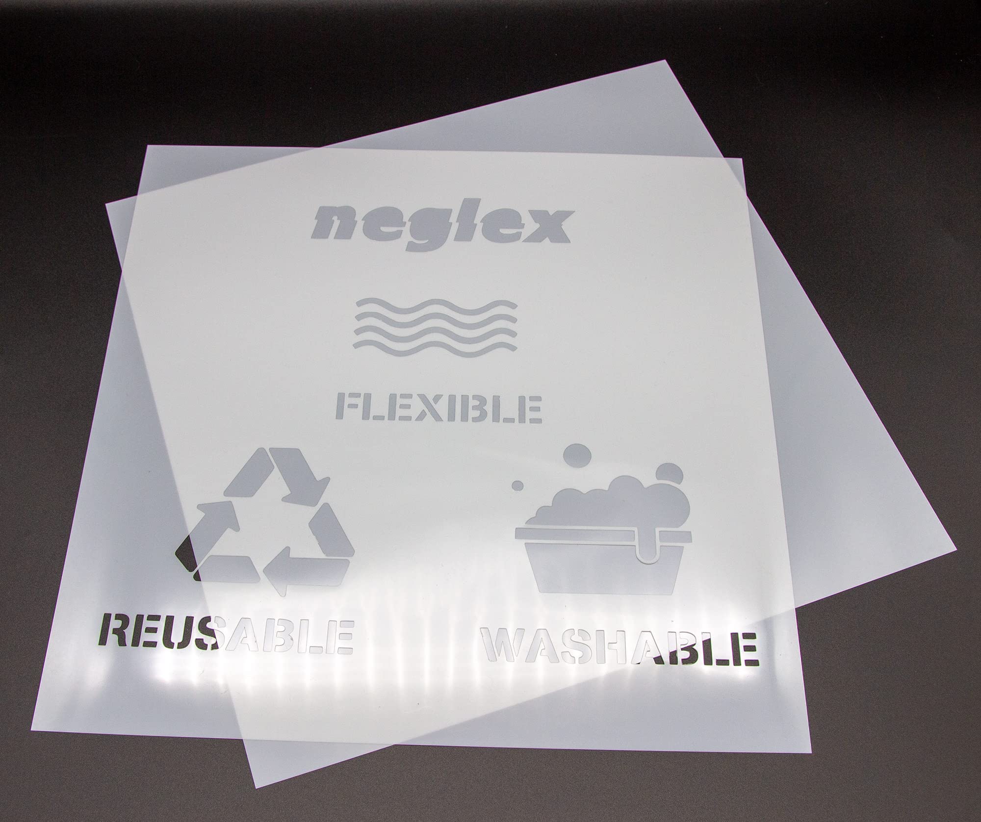 7.5mil Blank Mylar Sheets (10 Pack) - 12x12 Inch Milky Translucent PET Stencil Sheets for Cutting Machines, Airbrush Stencils & Food-Safe Crafts | DIY Projects, Cricut Templates & Baking Decorations