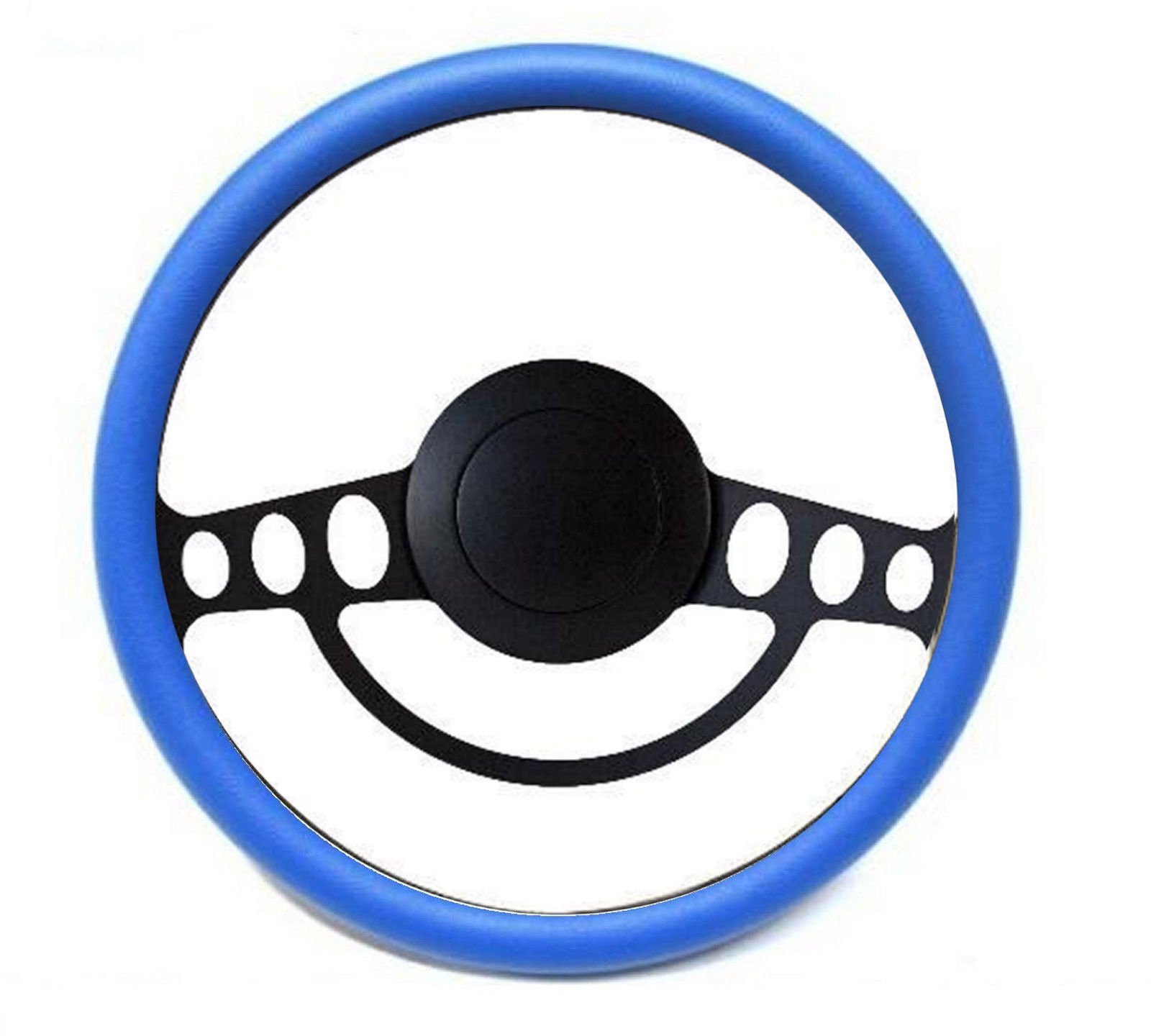 Hot Rod Steering Wheel Kit - Sky Blue GM Column with Ididit for Street Rod & Rat Rod - Perfect for Classic Car Restoration & Custom Builds