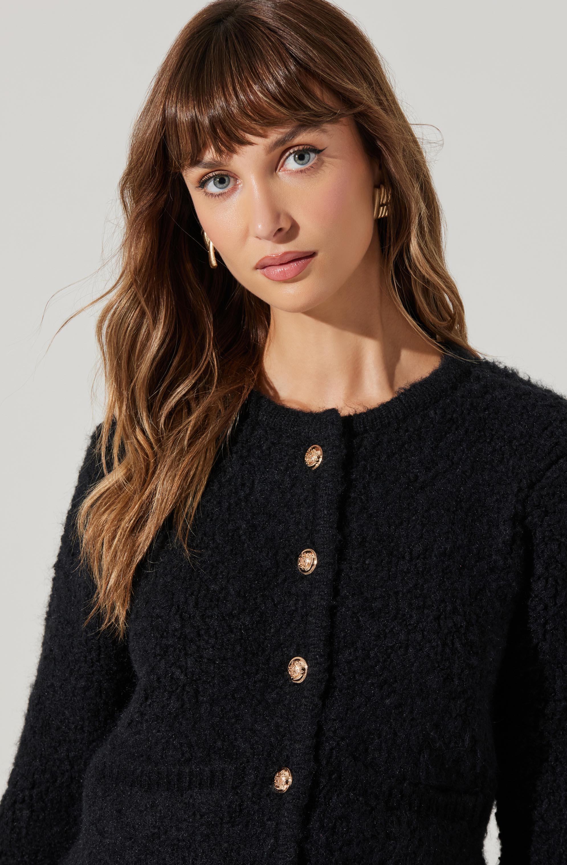 Soft Myrtle Wool Blend Cardigan for Women - Cozy Knit Sweater for Fall & Winter - Perfect for Layering, Office Wear & Casual Outfits