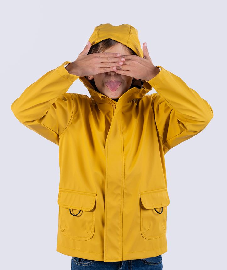 Waterproof Igor Euri Raincoat for Men & Women - Lightweight Yellow Rain Jacket with Hood | Perfect for Hiking, Camping & Outdoor Activities