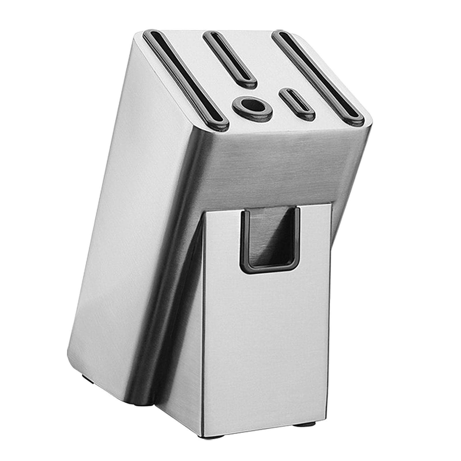 FAKEME Block Storage Bucket Stand - Kitchen Organizer for Cutlery, Flatware & Utensils | Perfect for Countertop, Drawer or Cabinet Organization