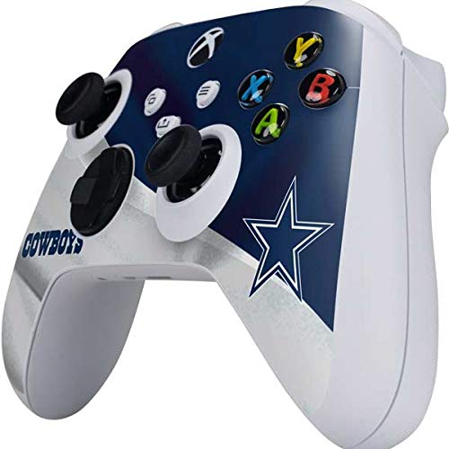Officially Licensed NFL Dallas Cowboys Gaming Skin Decal for Xbox Series S Controller - Perfect for Gamers & Football Fans