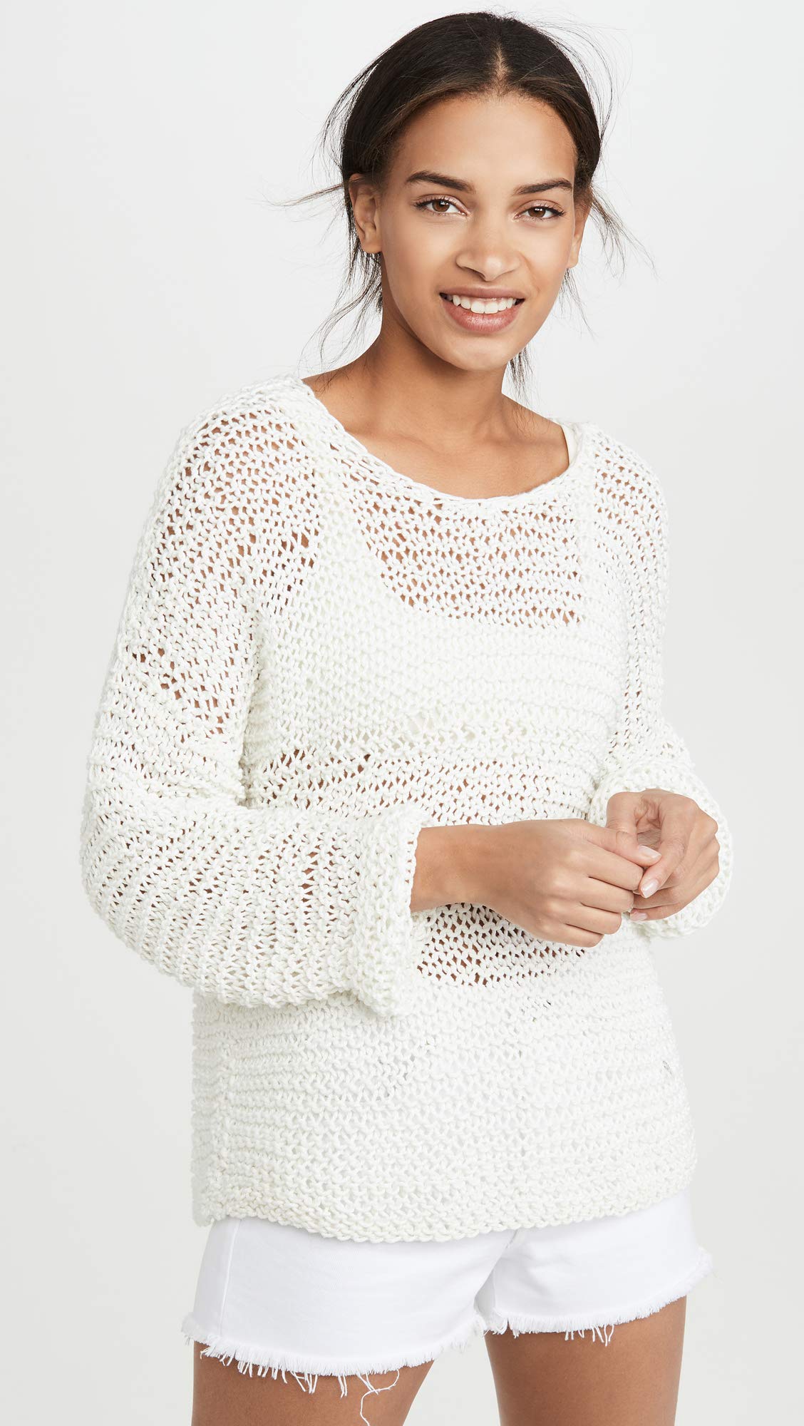 Women's Long Sleeve Knit Sweater - Soft Comfortable Pullover Top for Fall Winter | Casual Outfits, Office Wear & Cozy Home Lounge