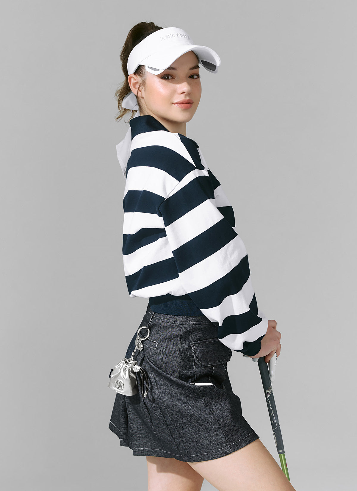 Elegant Ruffle Stripe V-Neck Long Sleeve Blouse for Women | Flowy Casual & Office Wear | Perfect for Work, Dates & Special Occasions
