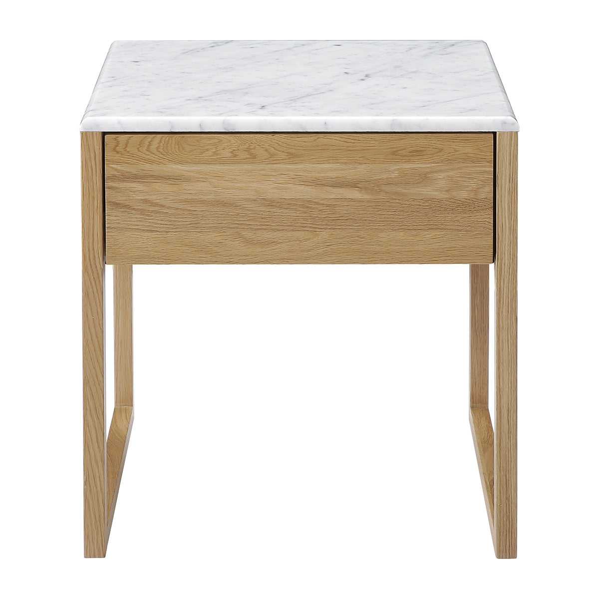 Luxury Avalon Marble Bedside Table - Modern Nightstand with Storage Drawer for Bedroom, Living Room & Office - Elegant Home Decor & Functional Furniture