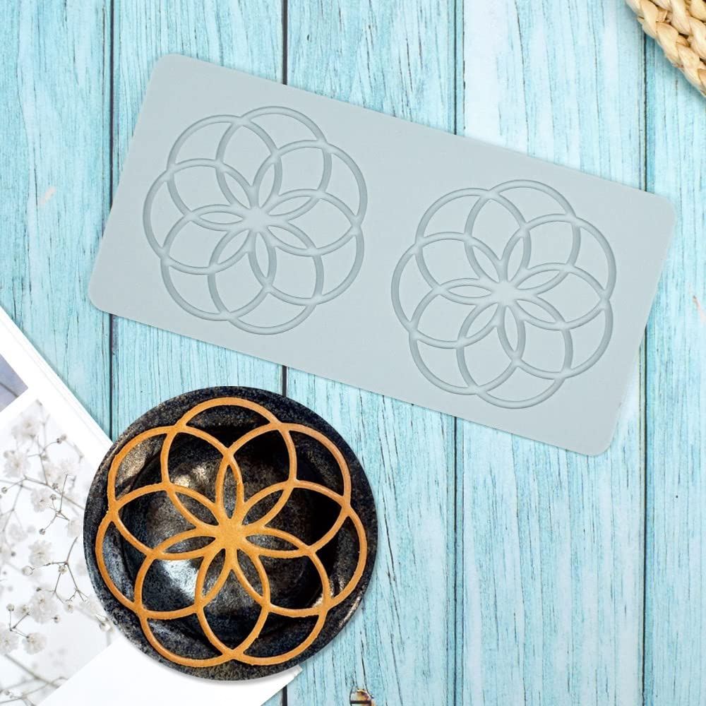 3D Hollow Leaf Fondant Lace Mold - Multi Leaves Flower Silicone Baking Molds for Cake Decorating, Chocolate, Sugar Candy & Cupcake - 7.72x3.8x0.12 Inch - Perfect for Wedding Cakes, Birthday Parties & DIY Dessert Decorations