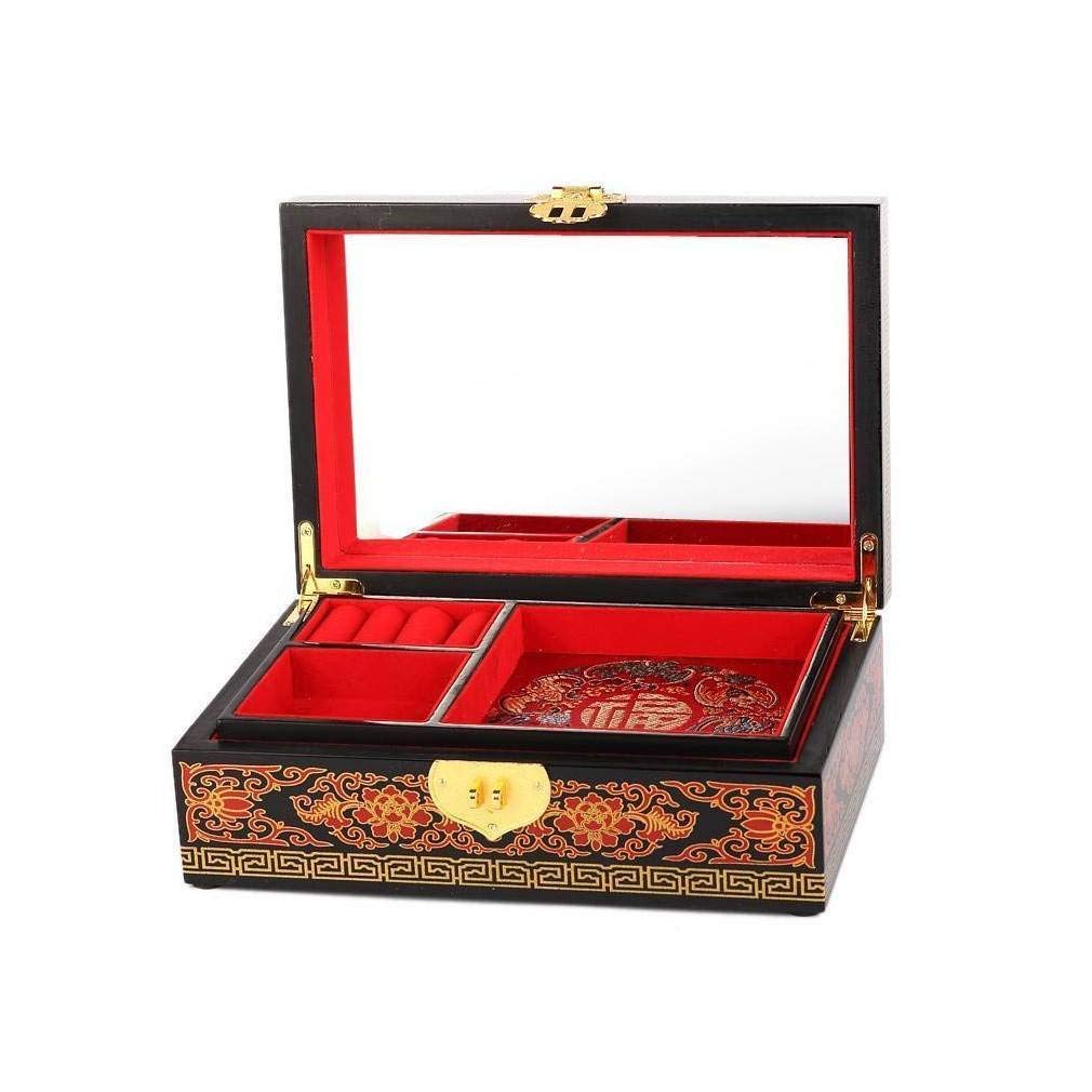 Imperial Design Jewelry Box - Elegant Wooden Storage for Rings, Necklaces & Earrings - Perfect for Gifts, Travel & Home Decor