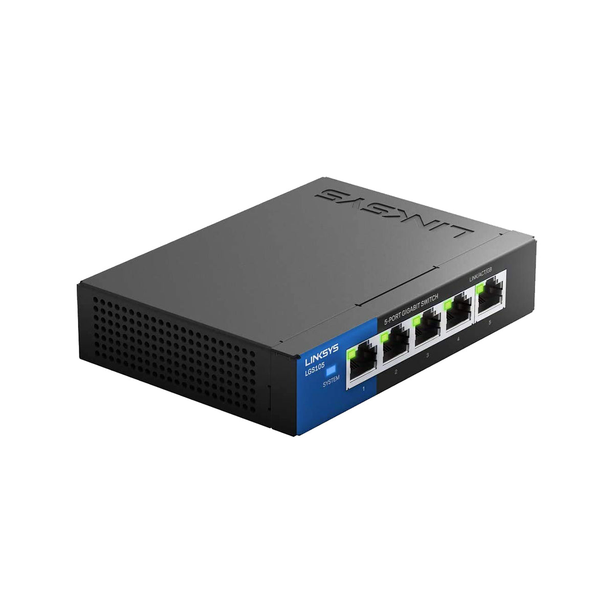 Linksys SE3005 5-Port Gigabit Ethernet Network Switch - High-Speed Unmanaged Plug & Play for Home Office, Gaming, and Streaming (Black)