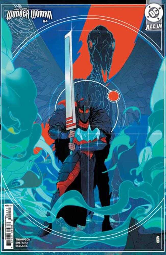 Absolute Wonder Woman #4 Cover D 1 in 25 Christian Ward Card Stock Variant - Rare Collectible Comic for DC Fans, Perfect for Display & Investment