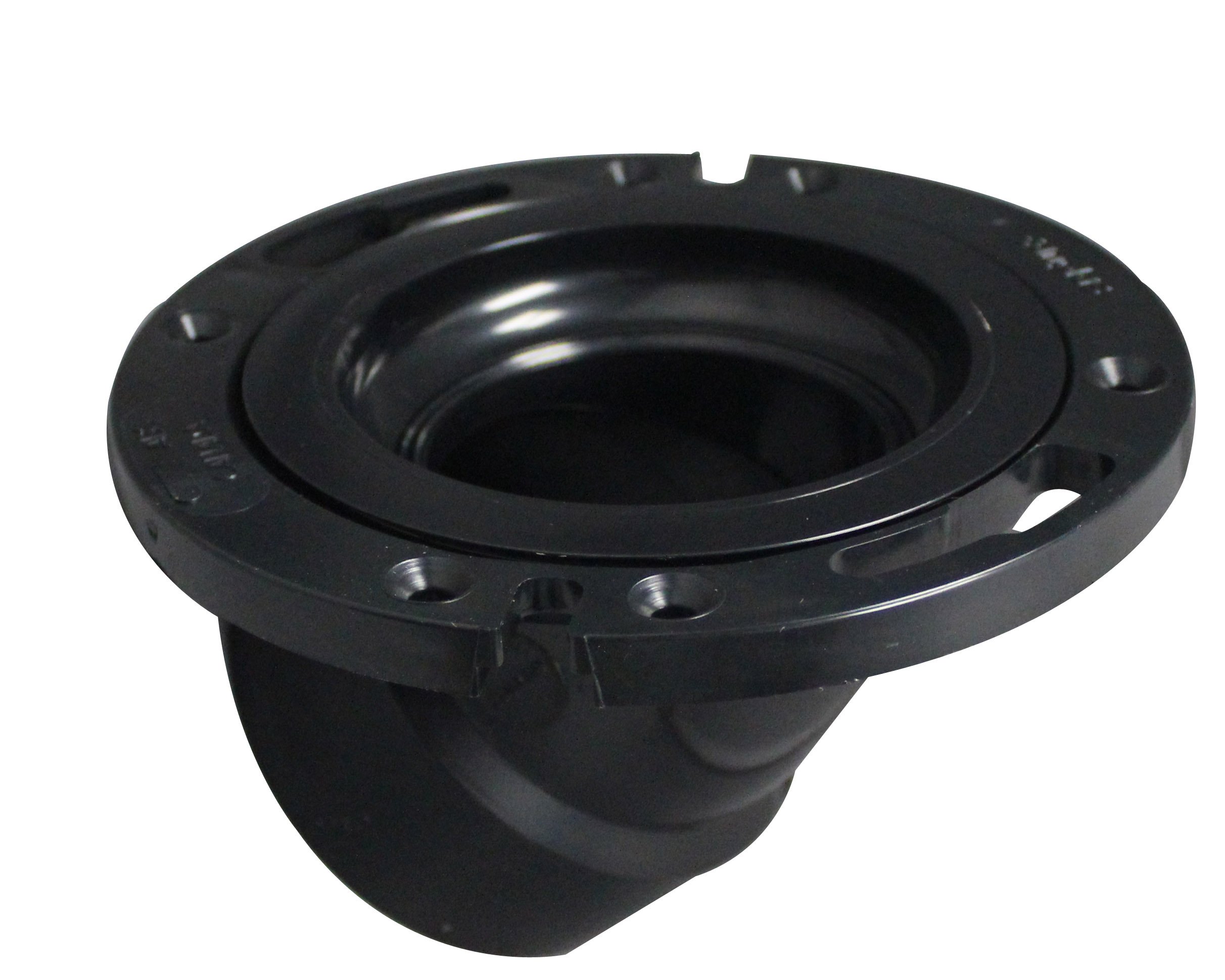 Canplas 113628 45-Degree ABS Discharge Closet Flange, 4