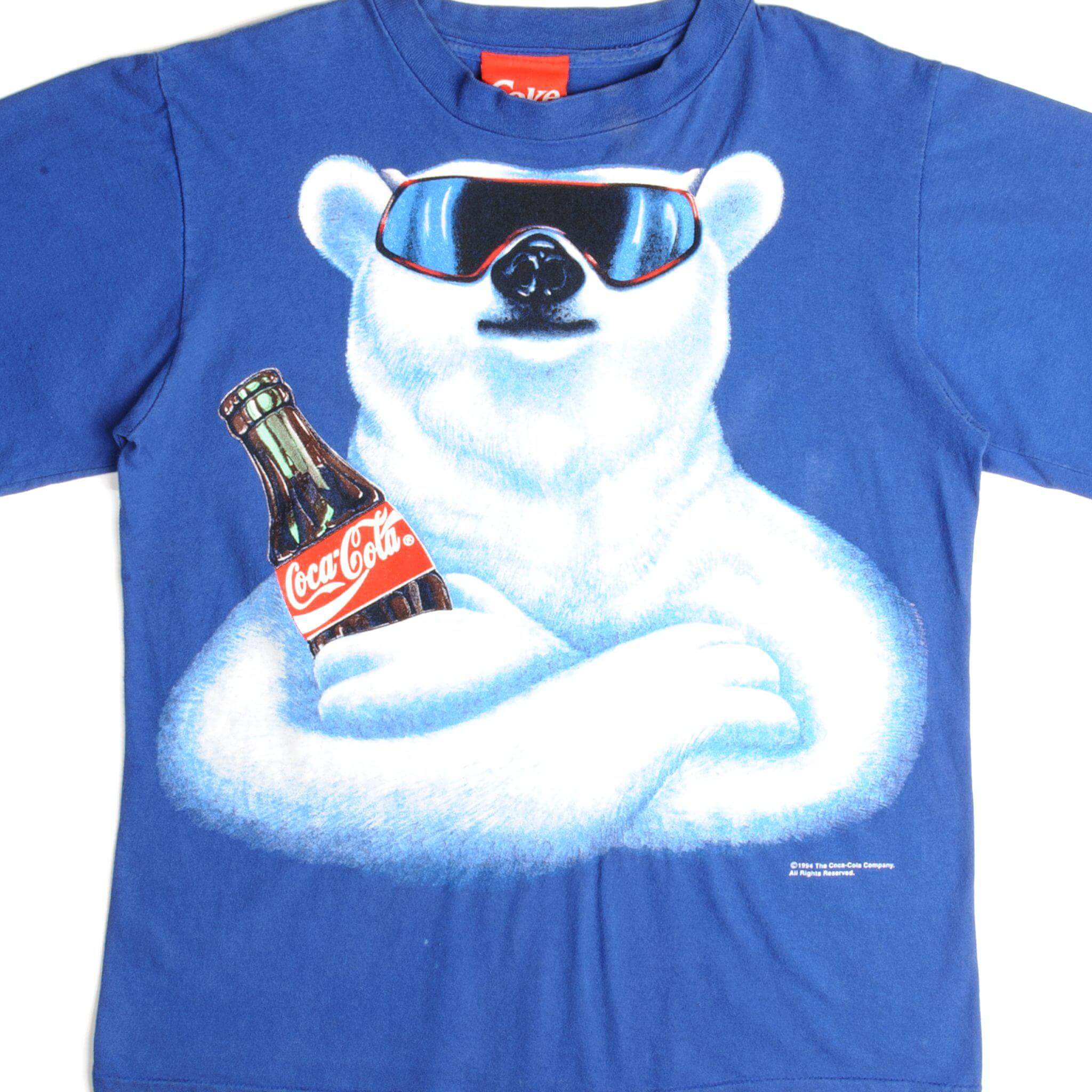 Vintage Coca-Cola T-Shirt 1994 Retro Graphic Tee - Medium Size 100% Cotton Made in USA - Casual Wear, Gift for Soda Lovers, 90s Nostalgia Fashion