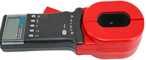 ETCR2000C+ Digital Clamp Ground Resistance Tester - Measures Earth Resistance & Leakage Current (20A, 0.01-1200Ω) - Perfect for Electrical Maintenance, Industrial Safety & Power System Testing
