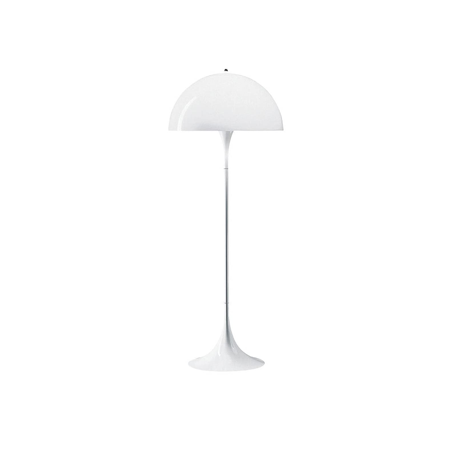 Modern White Acrylic Mushroom Floor Lamp - Semi-Circular Nordic Design for Living Room, Bedroom & Kitchen Island - Soft Ambient Lighting for Cozy Home Decor