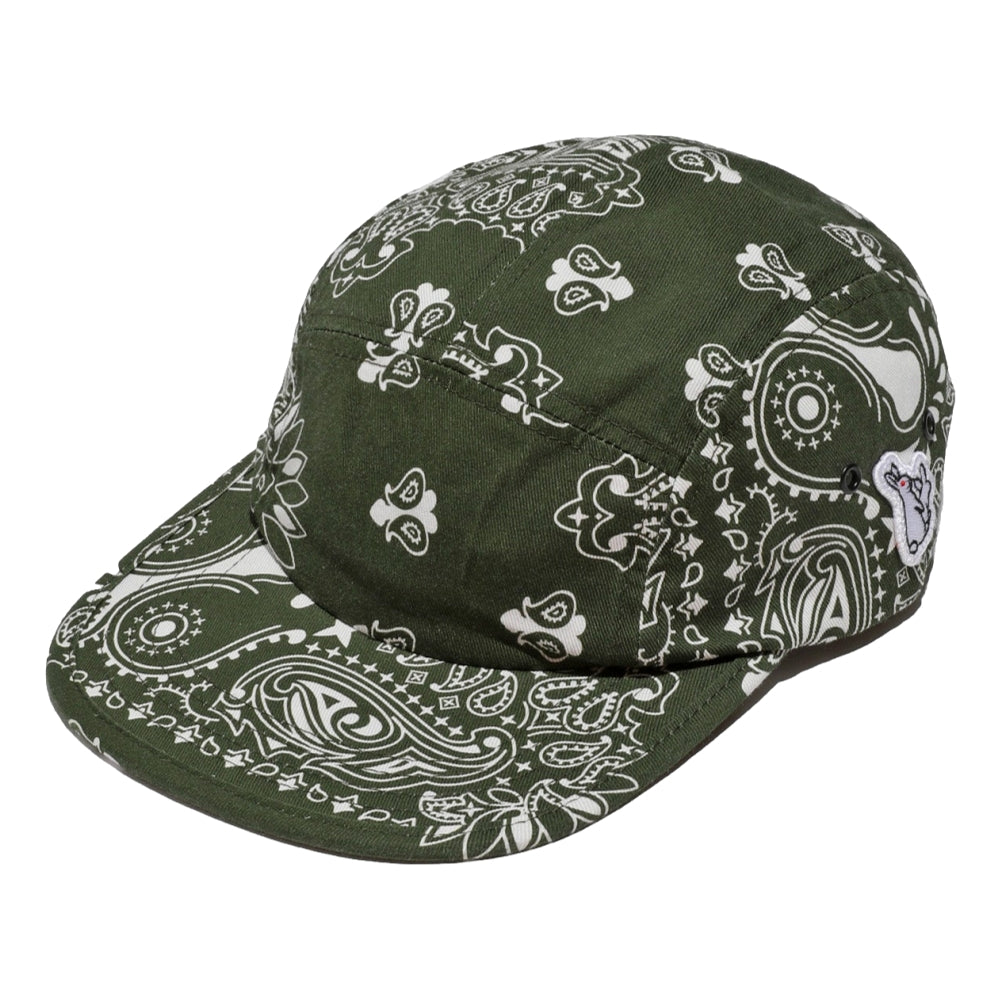 FR2 Paisley Cap in Khaki - Stylish & Trendy Baseball Hat for Men & Women - Perfect for Outdoor Activities, Sports & Casual Wear