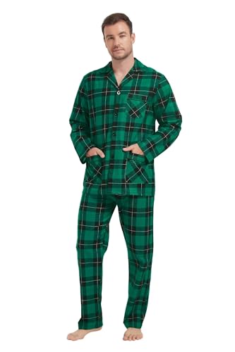 Green-black Plaid & White Line