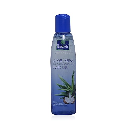 Parachute Hair Oil with Advanced Aloe Vera - 150ml (Pack of 5) | Nourishing & Repairing Hair Treatment for Dry, Damaged Hair | Perfect for Daily Use, Salon Treatments & Hair Growth Care