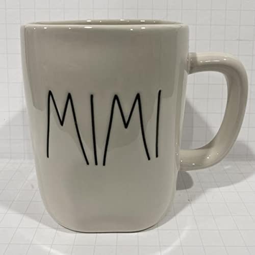 Rae Dunn MIMI Pink Ceramic Tea, Soup & Coffee Mug - 2020 Limited Edition Collectible - Perfect for Hot Beverages, Soups & Home Decor